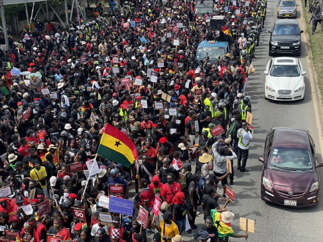 Mr_Ceyram's tweet photo. They said people will not show up… 

#StopGalamseyNow #FreeTheCitizens https://t.co/AJb0cOjyoC