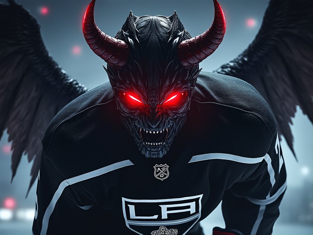 MarcelAndRogie's tweet photo. Your Los Angeles Kings look a lot tougher this season.
#FunWithGrok
#GoKingsGo https://t.co/YE1fCctg6L