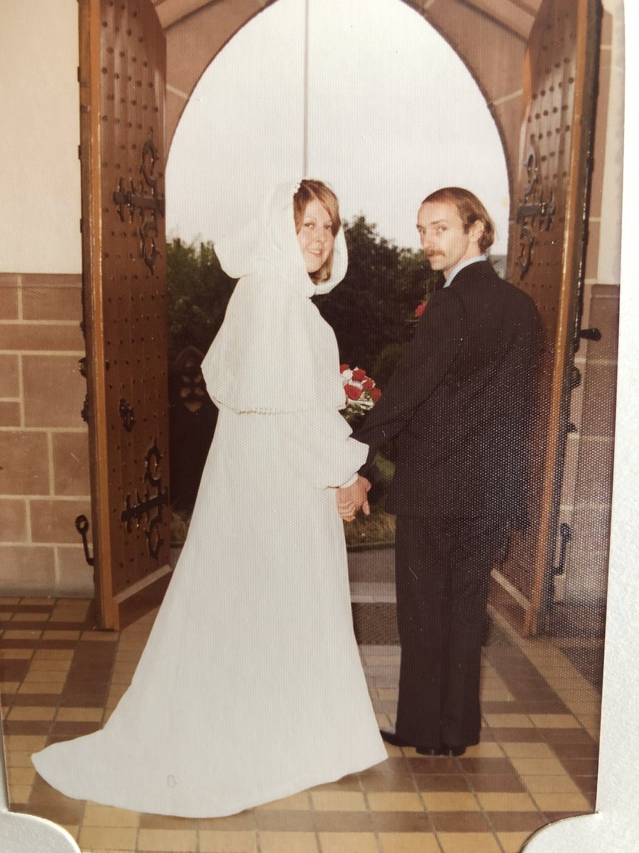 Happy 50th wedding anniversary to my mum and dad