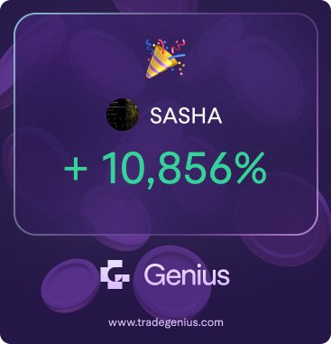Just made an INSANE return using <a href="/GeniusTerminal/">Genius</a>.

Swapped Eth on Base -> $POPCAT

THEN $POPCAT to $SASHA 

Turning $10 -> $1,100 💰💰

ONLY ON GENIUS BABY!! 🧠🧠🧠