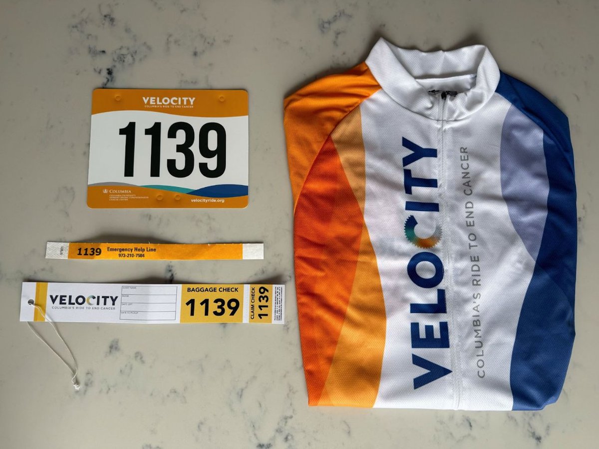 Velocity Ride (@velocity_ride) on Twitter photo We are excited to see everyone in their jerseys tomorrow!
If you earned Home Check-In, don't forget your jersey, wristband, bike plate, baggage check tag and to stop by Express Home Check-In on arrival. All other Riders will receive their materials at the event. #VelocityRide We are excited to see everyone in their jerseys tomorrow!
If you earned Home Check-In, don't forget your jersey, wristband, bike plate, baggage check tag and to stop by Express Home Check-In on arrival. All other Riders will receive their materials at the event. #VelocityRide