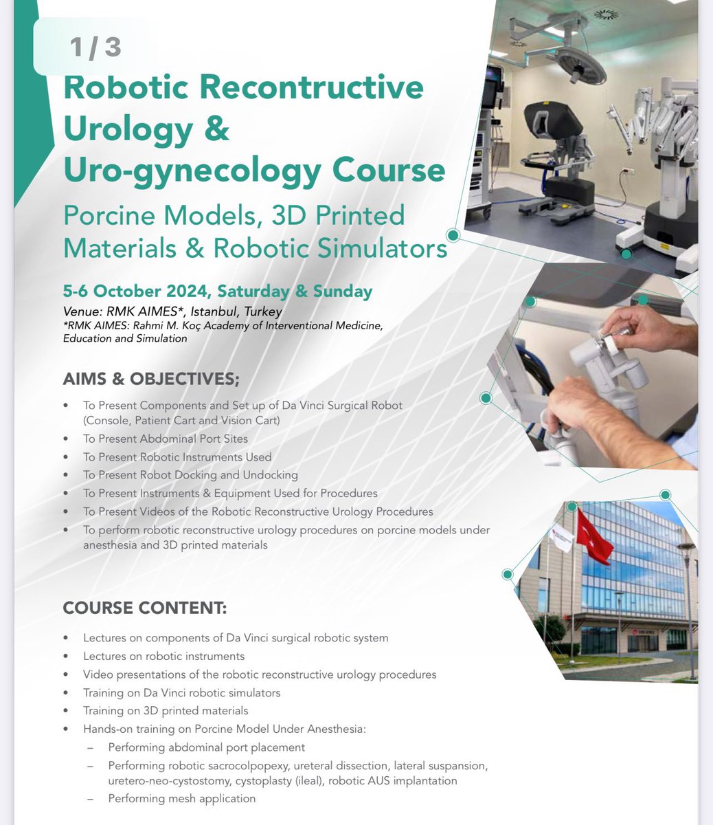 What an epic first day <a href="/RMKAIMES/">RMK AIMES</a> Robotic reconstruction &amp; uro-gynae course in Istanbul run by <a href="/erdemcanda/">Abdullah Erdem Canda</a>. Grateful to attend the faculty dinner on the bosphorous. #wildcatsofTurkey <a href="/ERUSrobotics/">ERUS Robotic Urology</a> <a href="/urohash/">Prof. Dr. H. Hashim</a> <a href="/serdariks/">SERDAR AYDIN</a>