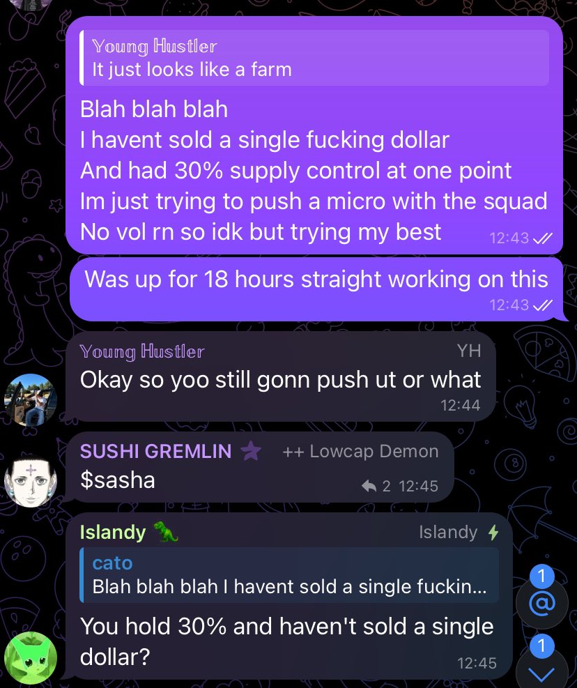 dexx_cato's tweet photo. Chose violence this morning
Ready to prove a point
Rd 2. 6K mcap free game once again
$sasha #0din $odin #sasha #satoshi #gargoyle $remus #btcpizza #btcwifey $arky #halfinn #catoshi https://t.co/AyYET5Bspi