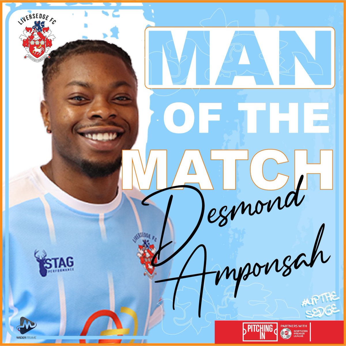 Liversedge FC (@liversedge_fc) on Twitter photo With a 25.9% share of the vote, Desmond Amponsah (<a href="/_dadinho0113/">Desmond Amponsah</a>) is your Man of the Match‼️
Great performance today Des 👏
#UpTheSedge #NonLeagueFootball
<a href="/PitchingIn_/">Pitching In</a> <a href="/NorthernPremLge/">The Pitching In Northern Premier League</a> With a 25.9% share of the vote, Desmond Amponsah (<a href="/_dadinho0113/">Desmond Amponsah</a>) is your Man of the Match‼️
Great performance today Des 👏
#UpTheSedge #NonLeagueFootball
<a href="/PitchingIn_/">Pitching In</a> <a href="/NorthernPremLge/">The Pitching In Northern Premier League</a>