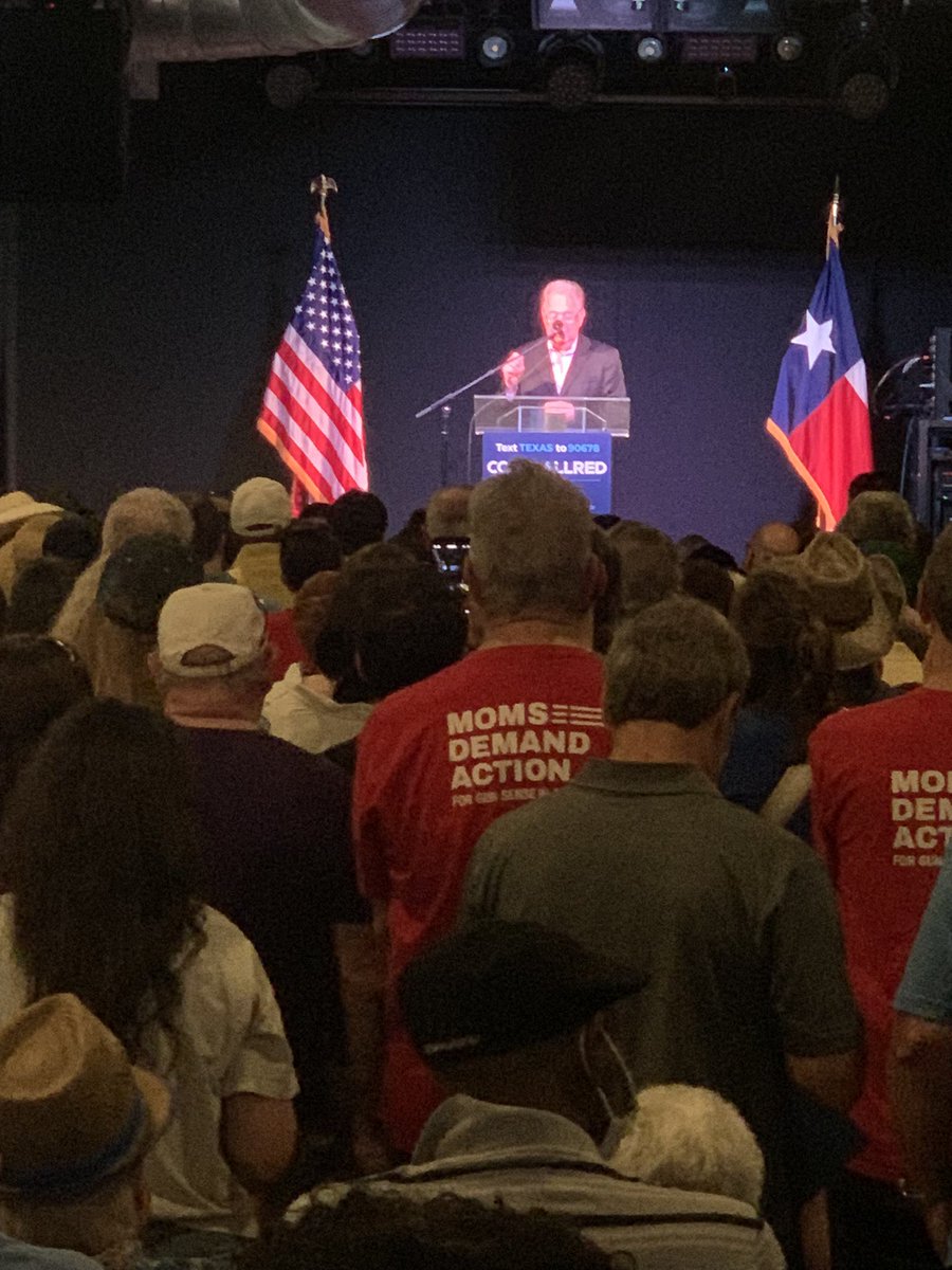 gromerjeffers's tweet photo. During a Fort Worth rally, former Tarrant County Judge Glen Whitley, who served as a Republican, endorses, @ColinAllredTX over @tedcruz. https://t.co/QOP7IRpwFj