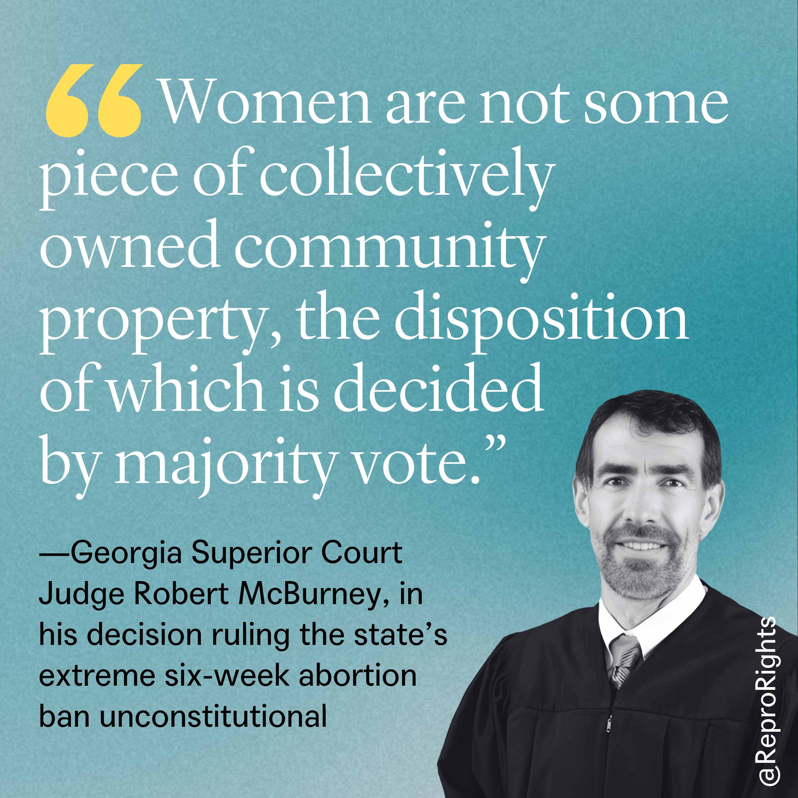 Center for Reproductive Rights on X: &ldquo;🔥 🔥 🔥 Georgia&rsquo;s Judge 