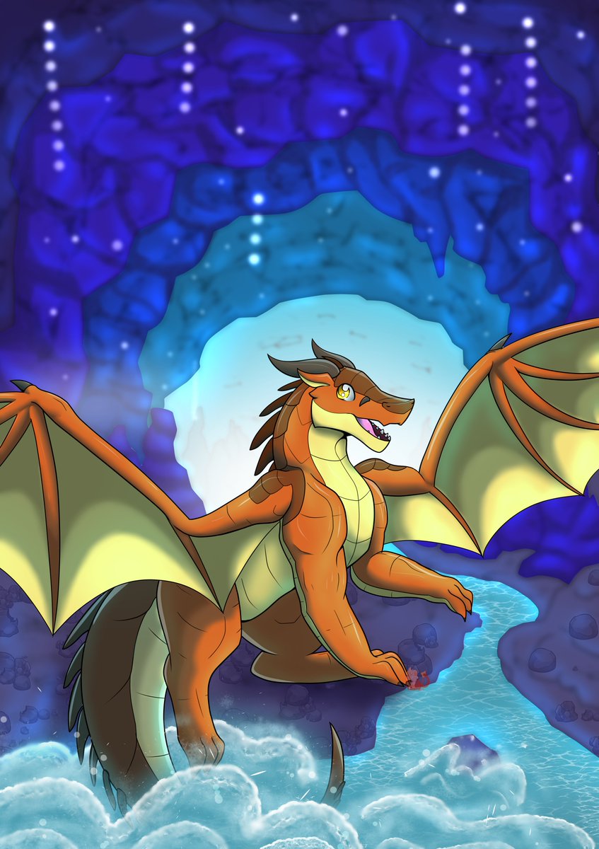 I drew the new limited edition cover in my own style

#WingsofFire #Claywof #WoFClay #Dragon