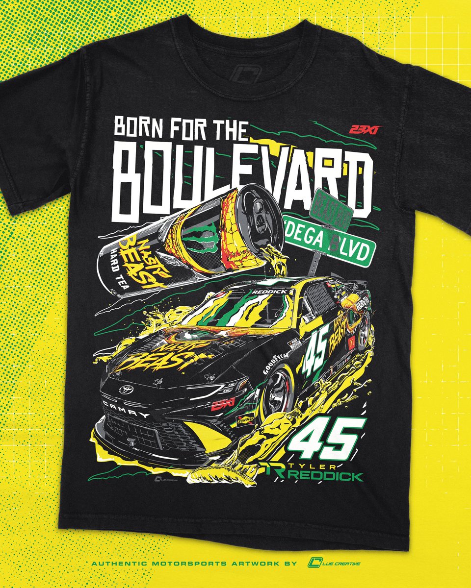 luecreates's tweet photo. BORN FOR THE BOULEVARD ๐
Grab this @TALLADEGA EXCLUSIVE Limited Edition @BeastUnleashed #NASTYBeast x @TylerReddick Tee on The Boulevard THIS WEEKEND ONLY!
@23XIRacing | @NASCAR | @HarrisLue
#NASCARMerch #NASCAR #NASCARTee #BeastUnleashed #TylerReddick #23XI #Illustration https://t.co/CybHTdYiGp