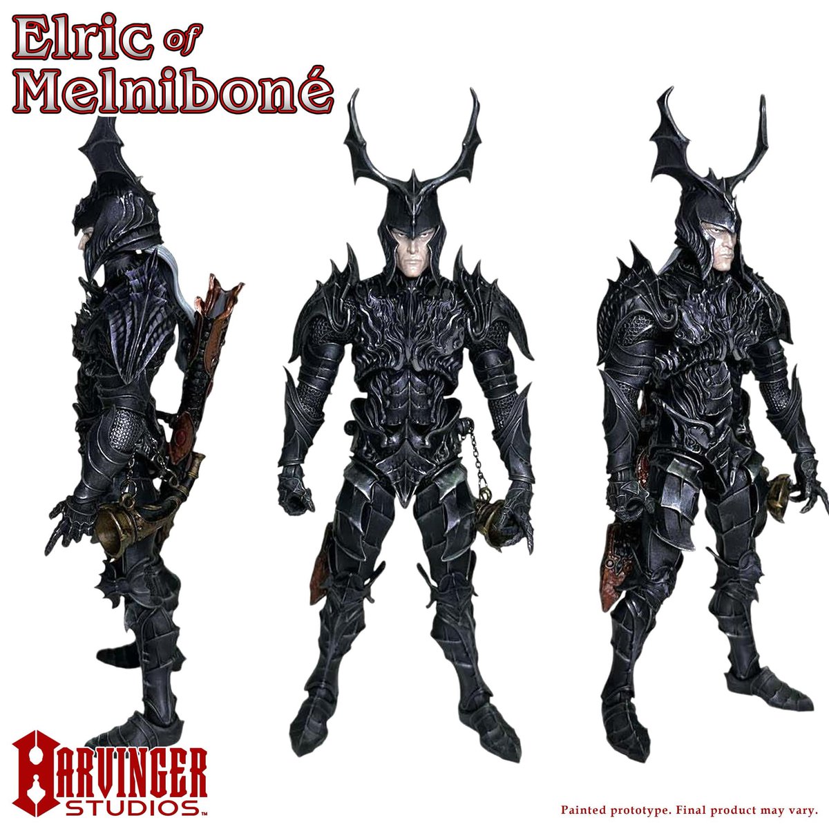 Savage_Crucible's tweet image. Harvinger Studios presents Elric of Melniboné

Straight from the pages of renowned fantasy author Michael Moorcock’s novels, Elric of Melniboné is a super-articulated, highly poseable figure that will join the 6.5-7 inch scale Savage Crucible action figure line.