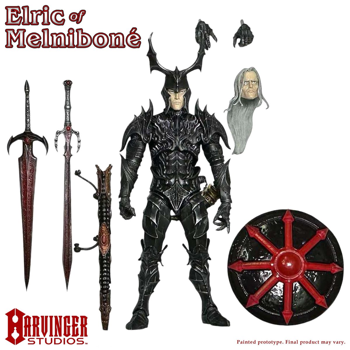 Savage_Crucible's tweet image. Harvinger Studios presents Elric of Melniboné

Straight from the pages of renowned fantasy author Michael Moorcock’s novels, Elric of Melniboné is a super-articulated, highly poseable figure that will join the 6.5-7 inch scale Savage Crucible action figure line.