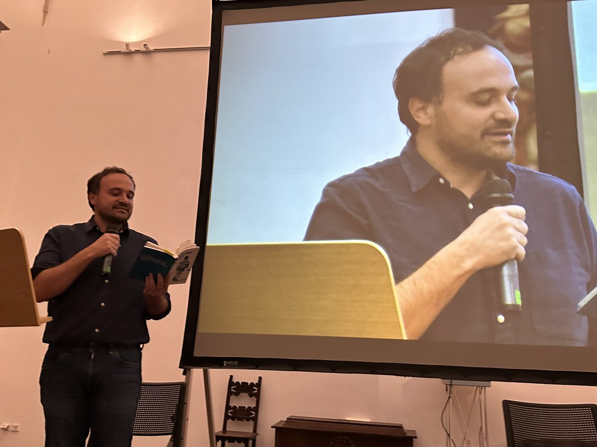 .#PaoloDiPaolo “Dentro la testa di chi studia le poesie a scuola di forma un’immagine cristallizzata del poeta stesso che ha scritto quei versi e provare a scrollarsela di dosso è davvero difficile”
#fgcult24