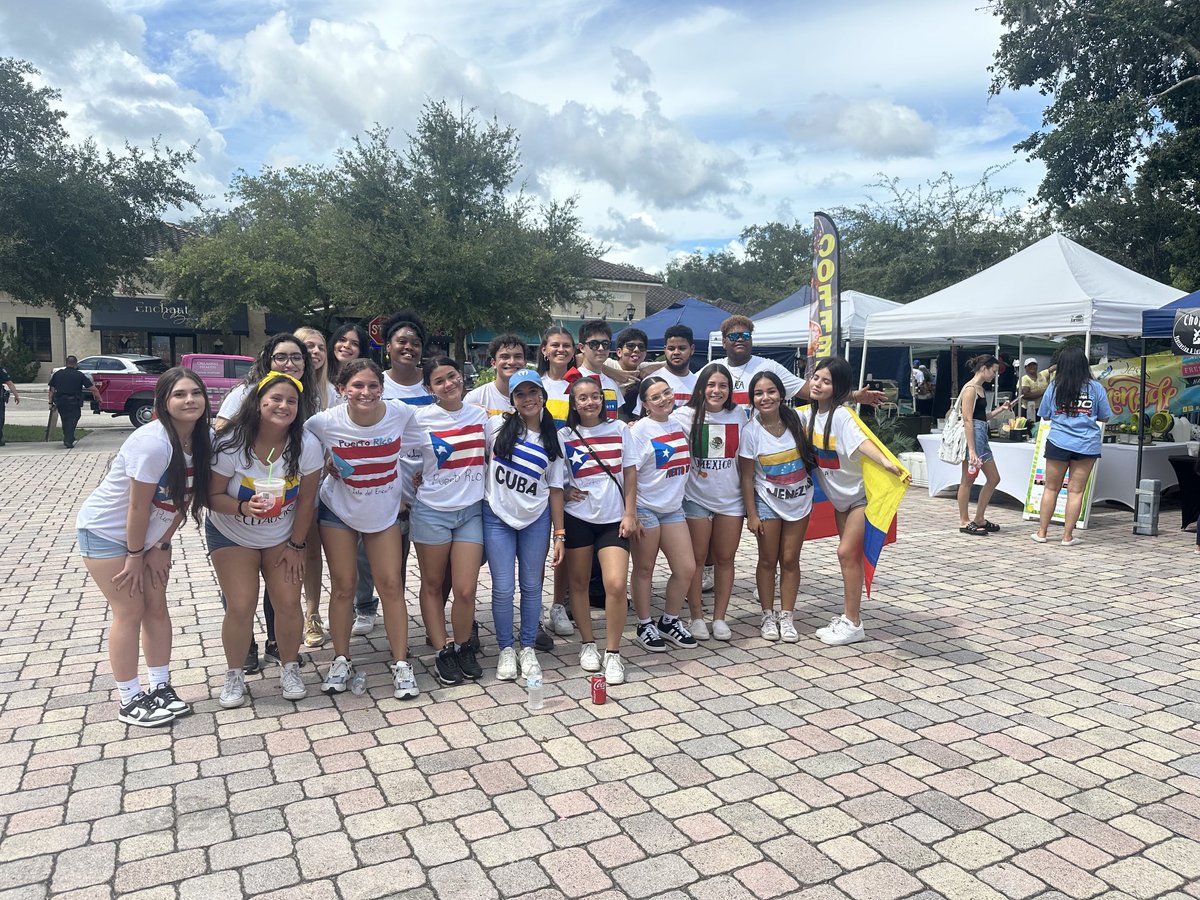 Go Rams! Our LIA students at the Hispanic Celebration in the Park. What an amazing group of students!