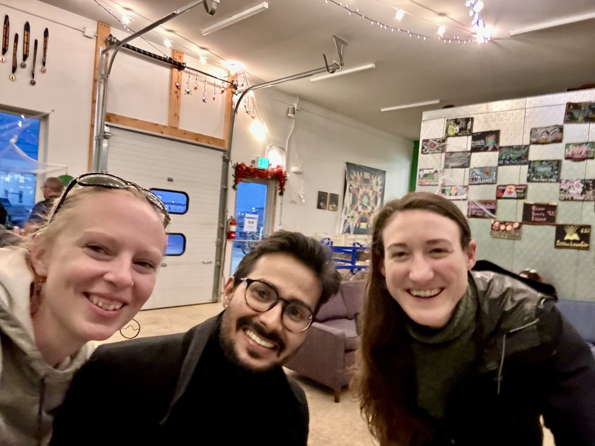 Stotra Chakrabarti, PhD (@stotrachakraba2) on Twitter photo While a super quick trip, had an amazing time speaking at <a href="/uafairbanks/">UA Fairbanks</a> <a href="/ArcticBiology/">Institute of Arctic Biology</a> seminar series about 🦁behavior and comparative research 🤩 Huge bonus: a mini-reunion with friends (also previous labmates), and made new connections😍
📷 by <a href="/offal_watcher/">Ellen Candler, PhD</a> 🙏🏽 #AcademicChatter While a super quick trip, had an amazing time speaking at <a href="/uafairbanks/">UA Fairbanks</a> <a href="/ArcticBiology/">Institute of Arctic Biology</a> seminar series about 🦁behavior and comparative research 🤩 Huge bonus: a mini-reunion with friends (also previous labmates), and made new connections😍
📷 by <a href="/offal_watcher/">Ellen Candler, PhD</a> 🙏🏽 #AcademicChatter