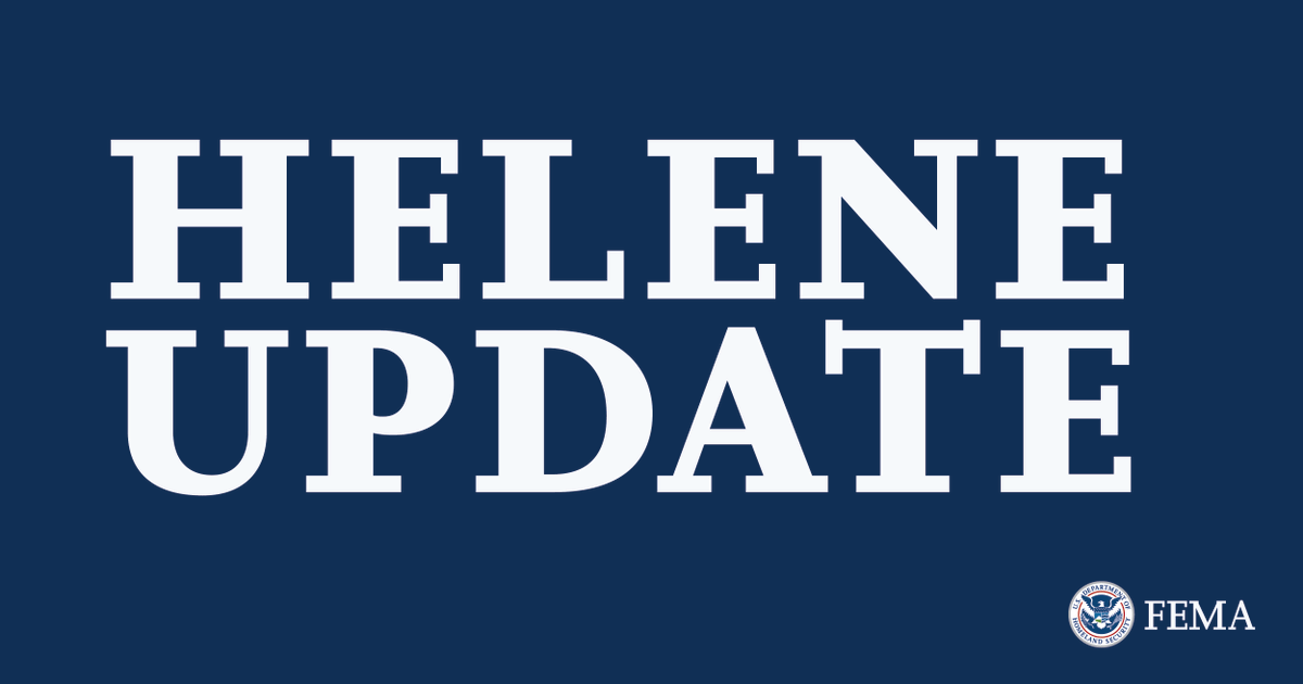 Two additional North Carolina counties are eligible for @FEMA
assistance.

Homeowners &amp; renters in Mecklenburg &amp; Swain counties with uninsured damage or losses caused by #Helene can apply by calling 800-621-3362 or online at DisasterAssistance.gov.

More: fema.gov/press-release/…