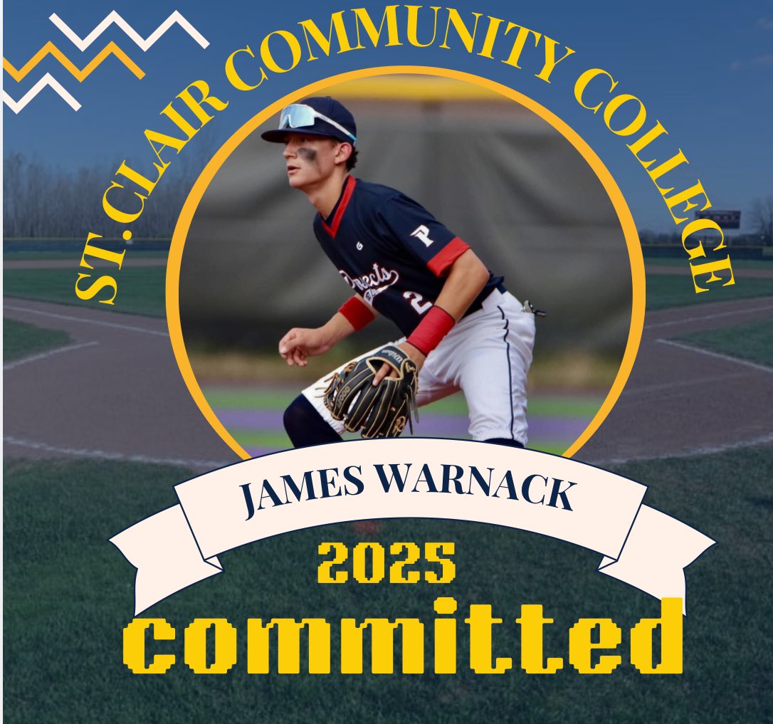 Jaywarnack (@jaywarnack2025) on Twitter photo I am so blessed and extremely happy to announce my commitment to St.Clair community college, to further my athletic and academic career. I want to thank all my coaches, friends and family <a href="/CoachHooven/">Andrew R. Hooven</a> <a href="/mikerice02/">Mike Rice</a> <a href="/dieseldefenders/">John Dombrowski</a> <a href="/LCNCrusadersBSB/">LCN Baseball</a> I am so blessed and extremely happy to announce my commitment to St.Clair community college, to further my athletic and academic career. I want to thank all my coaches, friends and family <a href="/CoachHooven/">Andrew R. Hooven</a> <a href="/mikerice02/">Mike Rice</a> <a href="/dieseldefenders/">John Dombrowski</a> <a href="/LCNCrusadersBSB/">LCN Baseball</a>