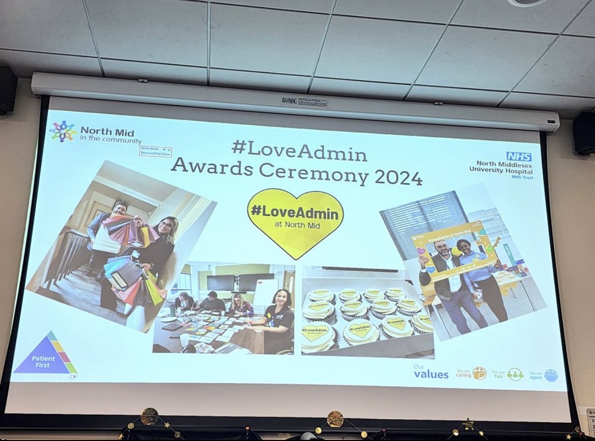 An exciting and incredibly overwhelming end to our third #LoveAdmin week at @NorthMidNHS as we wrapped up with our awards ceremony. Congratulations to those Nominated our Runners up and our award Winners! 👏🏻

Thank you to those who made the success of this week possible! 💛