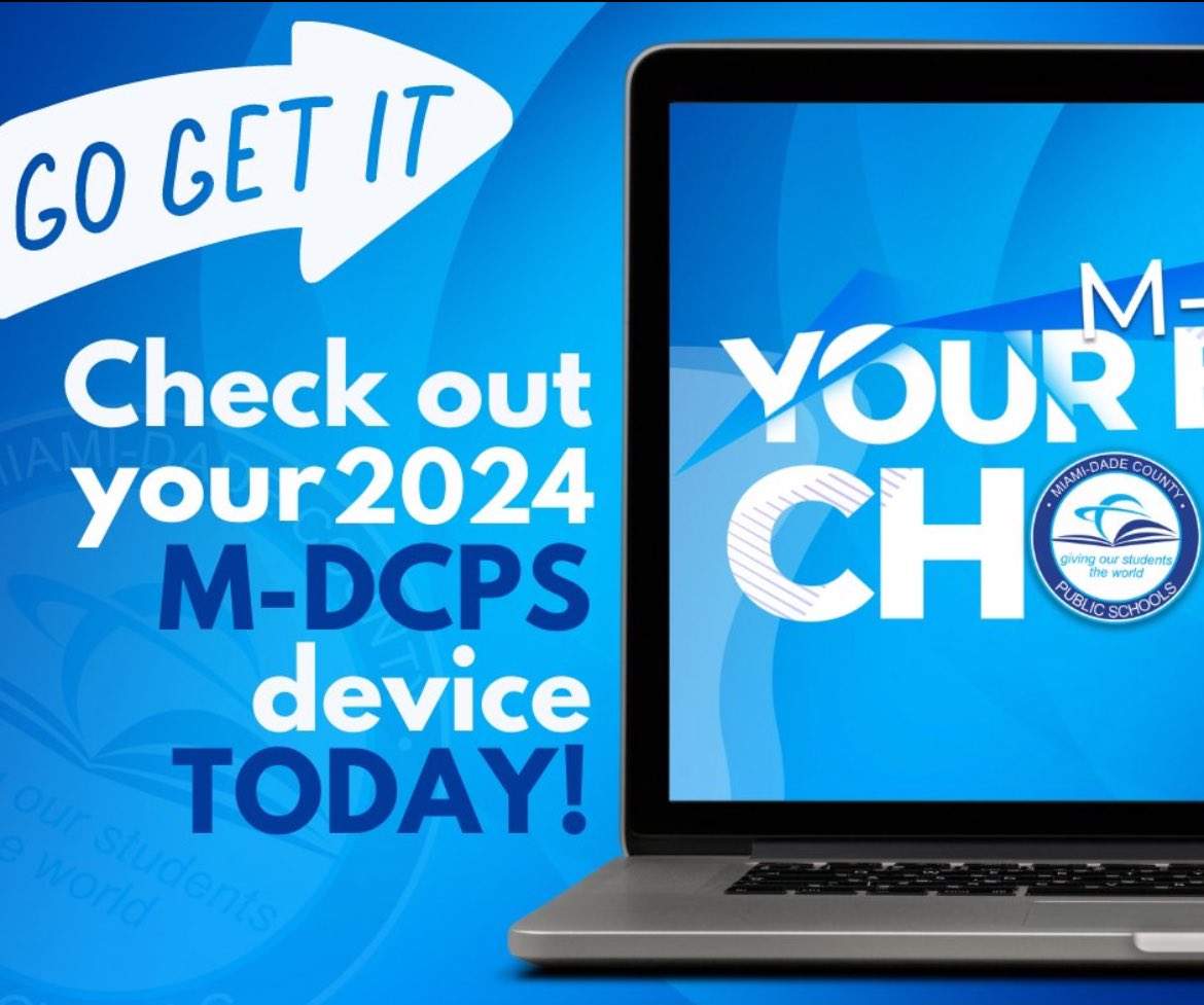 Parents, all <a href="/MDCPS/">Miami-Dade Schools</a> schools have laptops and mobile devices available for students to check out and take home. 
Visit innovationschoolchoice.com/instructional-… for details. #YourBestChoiceMDCPS