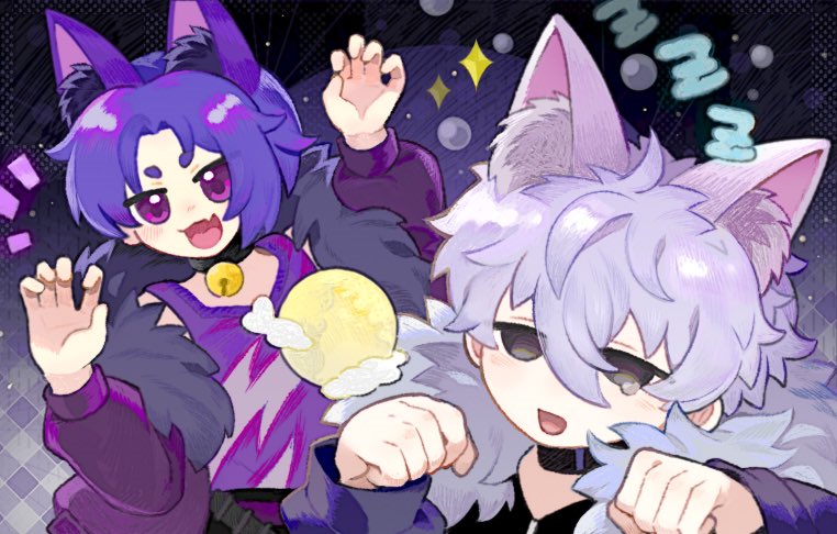 月圆之夜被迫营业的凪狼超想睡觉的🥱