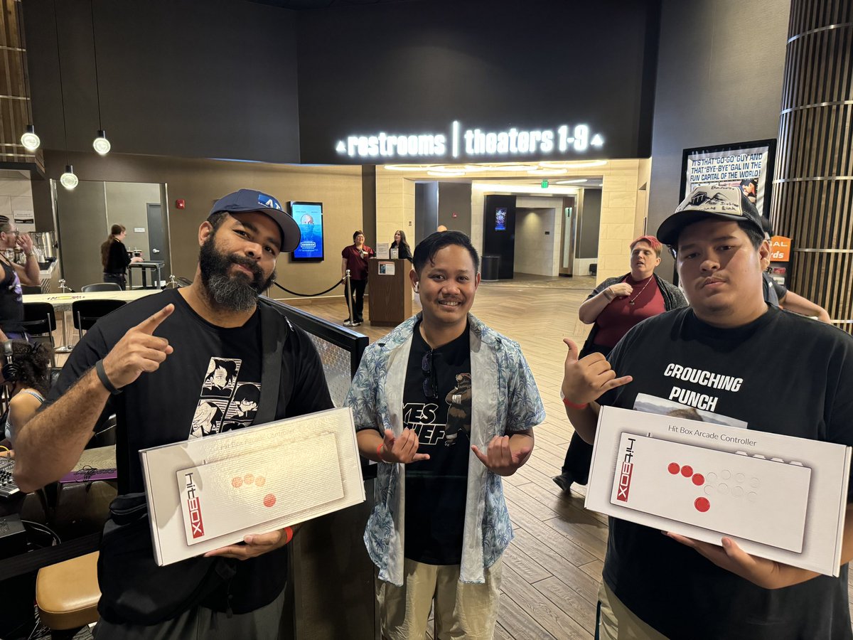 Congratulations to the winners of the Hitbox Arcade Controllers and HitBOX Super Akouma coaching session 🥳

<a href="/Ryusan808/">ChefReeyew 🔜 EVO 👊</a> 
<a href="/yoyofate/">FZERO | YoFate @ EVO LV</a> 
<a href="/WayGamble/">Wayne Gamble</a> 

Thank you to our sponsor event <a href="/hitboxarcade/">Hit Box Arcade</a> 

Happy Gaming 💥