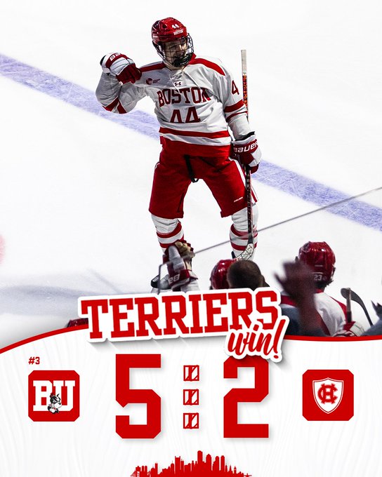 Greene leads Terriers to 5-2 win against Holy Cross