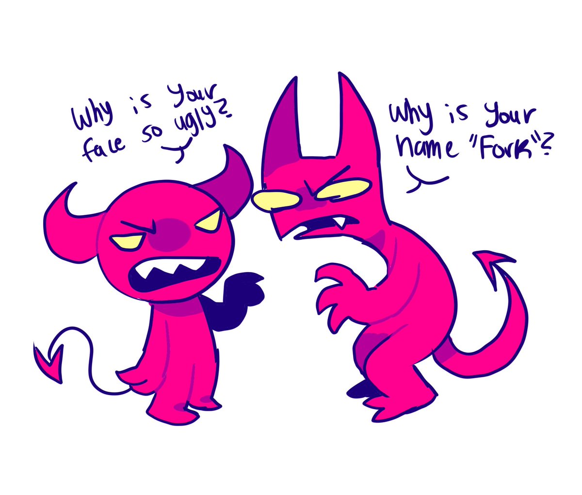 two fools
#ocs #demons