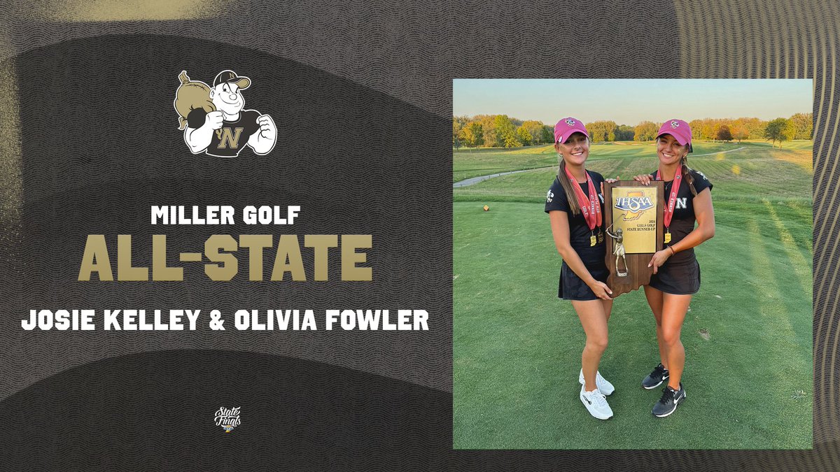Congratulations to Olivia Fowler and Josie Kelley on being two of twenty players named to the 2024 All-State Team! #MillerPride