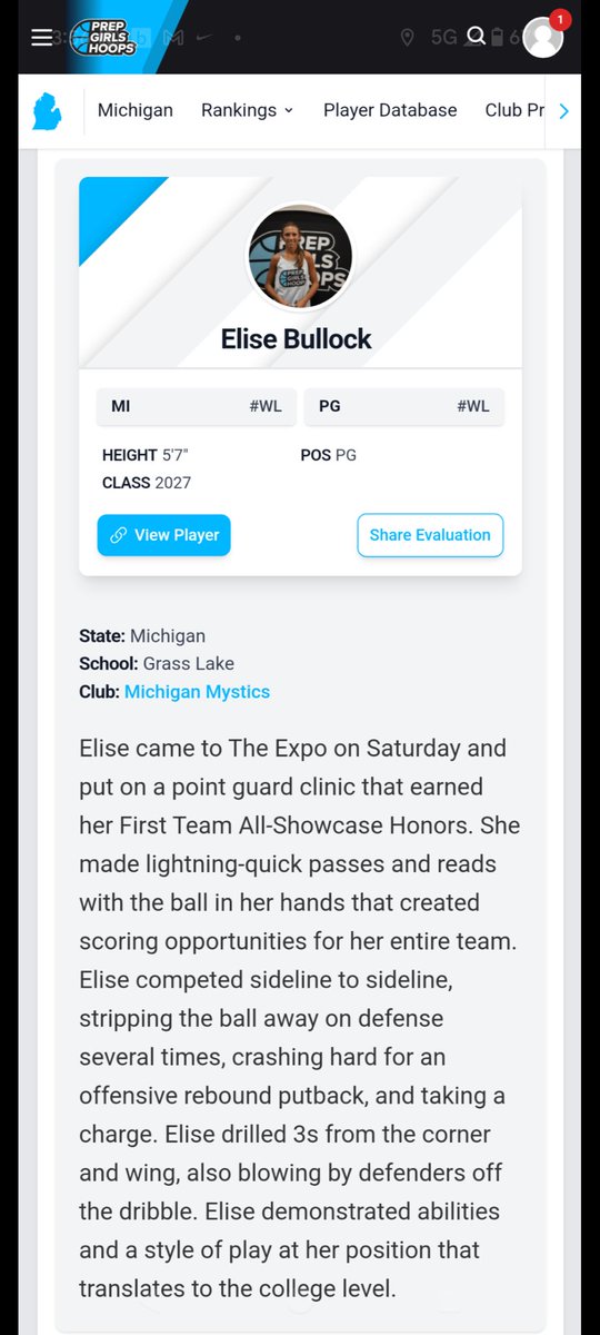 Elise Bullock (@elbullock13) on Twitter photo Thank you for the write up and first team all expo! <a href="/CoachEvanBell/">Evan Bell</a> <a href="/PGHMichigan/">Prep Girls Hoops Michigan</a> <a href="/pgh_Danyle/">PrepGirlsHoopsDanyle</a> <a href="/Mystics517/">Michigan Mystics - Jackson</a> <a href="/GrasslakeGbball/">GrassLakeGbball</a> Thank you for the write up and first team all expo! <a href="/CoachEvanBell/">Evan Bell</a> <a href="/PGHMichigan/">Prep Girls Hoops Michigan</a> <a href="/pgh_Danyle/">PrepGirlsHoopsDanyle</a> <a href="/Mystics517/">Michigan Mystics - Jackson</a> <a href="/GrasslakeGbball/">GrassLakeGbball</a>
