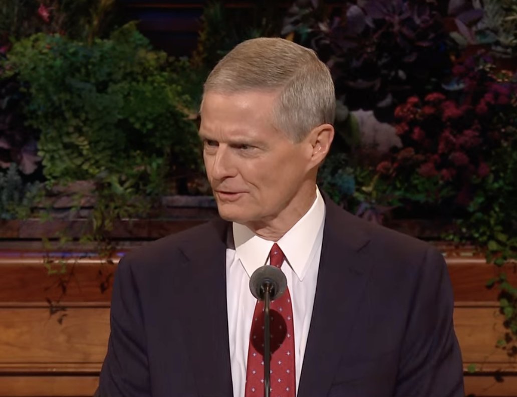 ldsconf's tweet photo. “May I suggest that if you or I believe we are sufficiently strong and stalwart to avoid the arrogance of pride, then perhaps we already are suffering from this deadly spiritual disease.” – @BednarDavidA | #GeneralConference https://t.co/FHCF6QQsuk