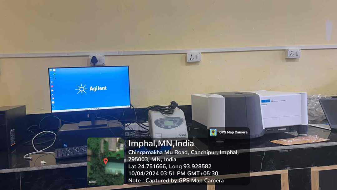 SuprEmeLab23's tweet photo. Installation of Aligent Fluorescence Spectrophotometer at SuprEme Materials Laboratory, Department of Chemistry, Manipur University. This instrument is a part of the ongoing project funded by @serbonline.Special thanks to @ManipurUniverse for providing all the required assistance https://t.co/5h5gEN26eD