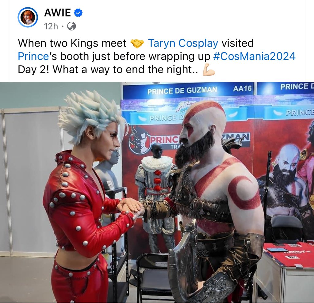 Cosmania Day 2 is over. I think today is gonna be 🔥 You've been a friend for a long while but I didn't know this would happen sooner than later. Thanks for visiting my booth <a href="/Taryn_Cosplay/">T A R Y N</a> see you later for one last shot 🏴‍☠️⚔️