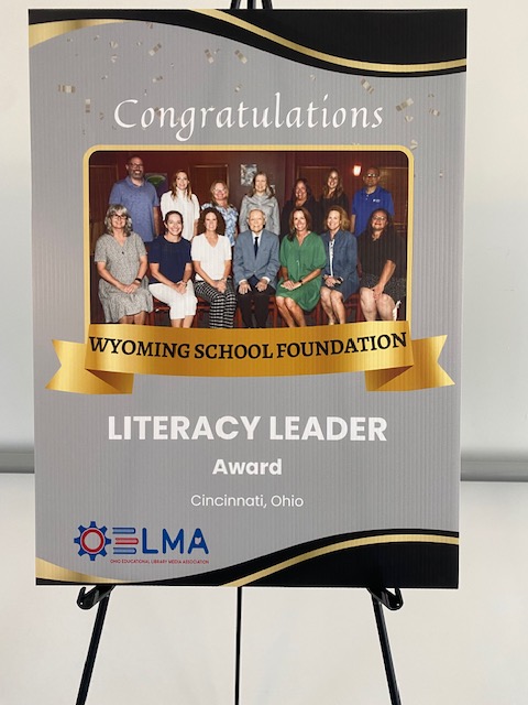 Congrats to <a href="/WyomingCity/">@wyomingcityschools</a> Schools &amp; Wyoming School Foundation. The Foundation received <a href="/OELMA1/">OELMA</a> Literacy Leader Award. Given to community organizations for exemplary support of literacy. Shout out <a href="/MrsBimonte/">Amanda Bimonte</a> for being an amazing librarian &amp; partnering w/ the foundation.