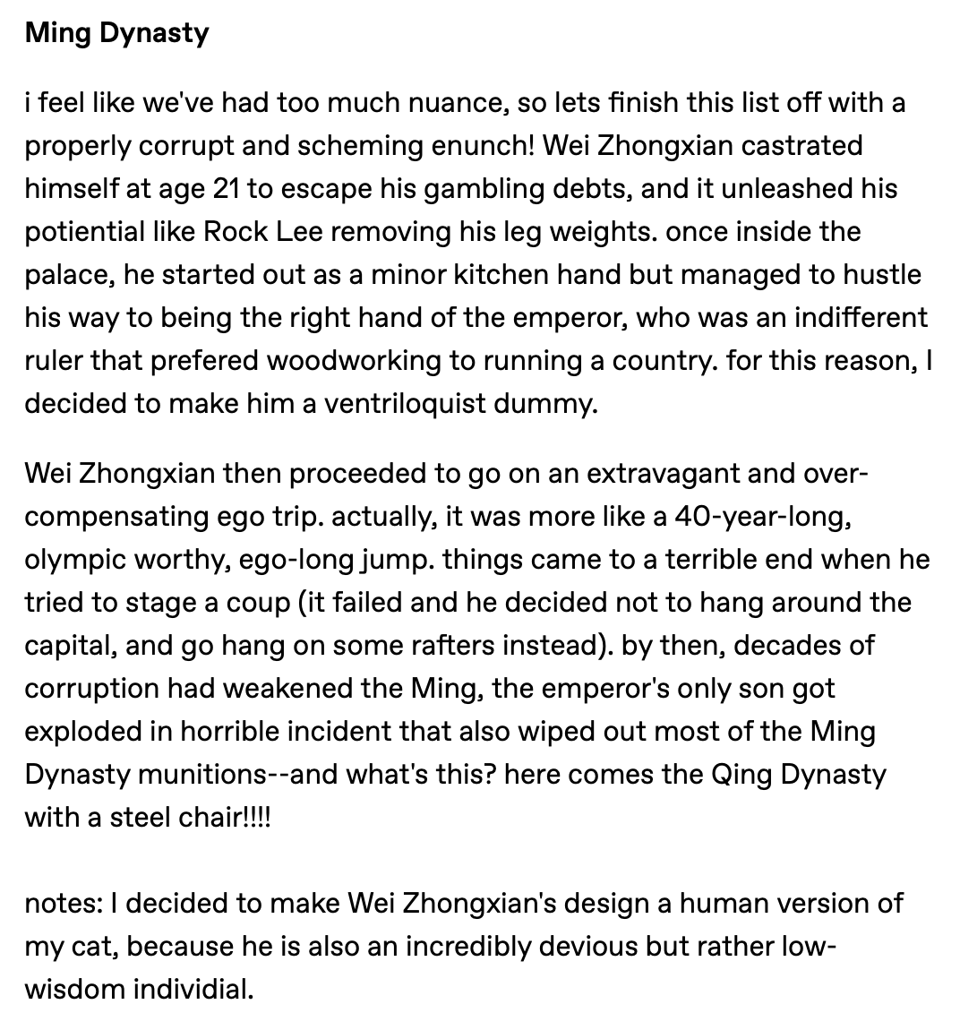 itsnotapen1's tweet photo. part 4! the man, the legend, the most nortorious eunuch in history, WEI ZHONGXIAN!!! #weizhongxian #mingdynasty https://t.co/S3gHmChVnY