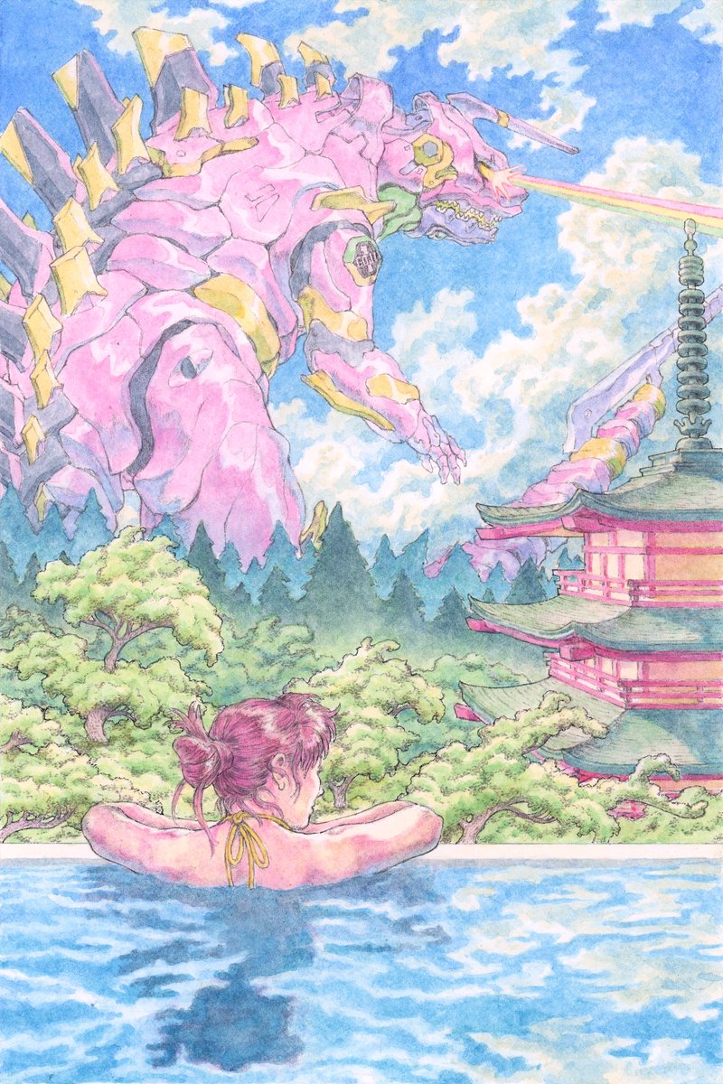 🌈💀
<a href="/RealHideakiAnno/">Hideaki Anno</a> 
#evangelion #Godzilla