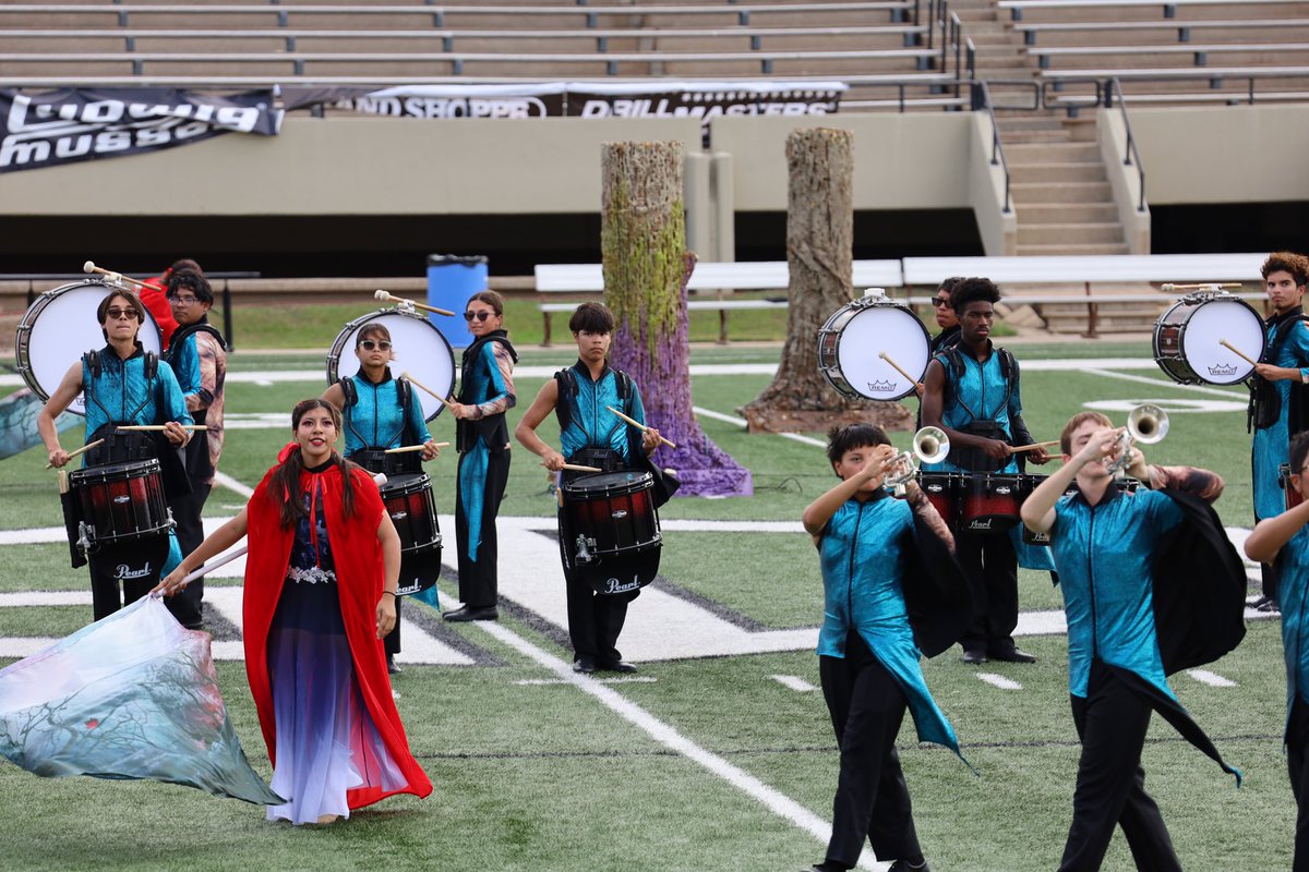 TerryRangerBand's tweet photo. Congratulations to the Terry Colorguard on their first place today at USBANDS #rangerpride #usbands #red #rangerband https://t.co/3n1RKHLUi7