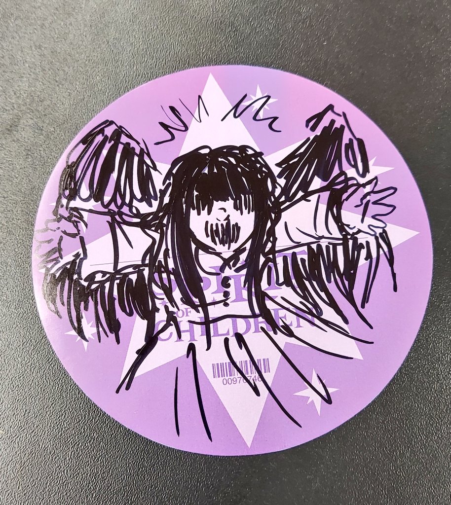 ArtofaNobody's tweet image. Donated at work today, so I drew Dark Princess on my star 💖
#spirithalloween #darkprincess