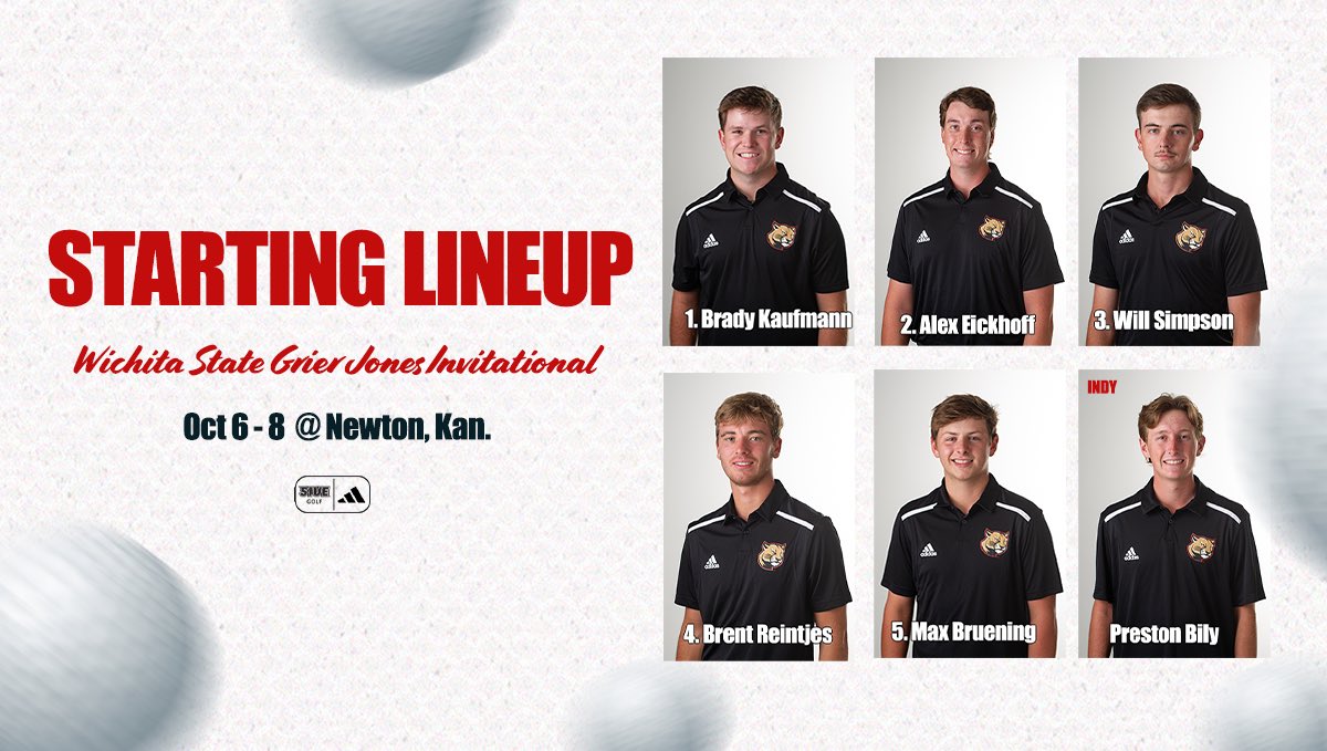 Cougars are back in action starting tomorrow at the 14 team Wichita State Invitational! This is a 18-18-18 event ending Tuesday