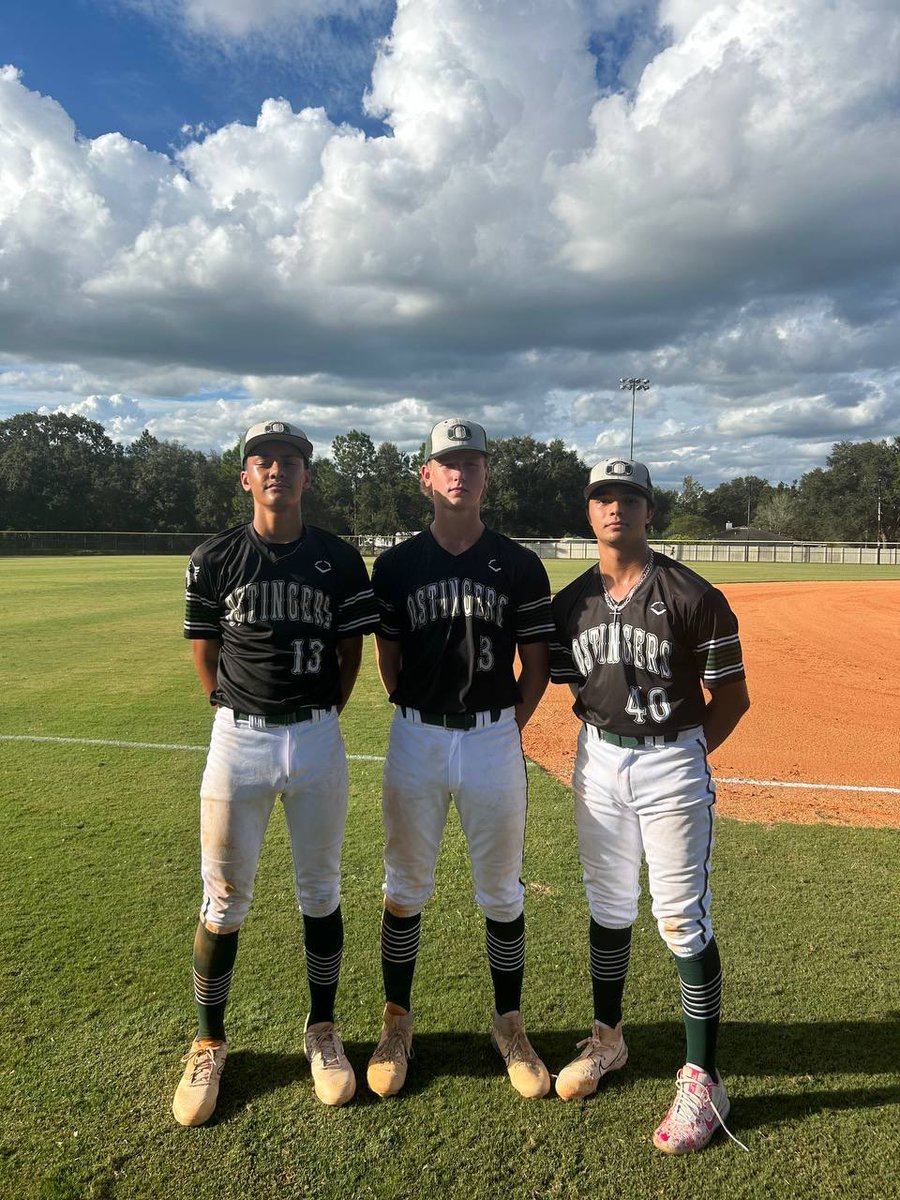 Jorge Cordova
Evan Plusquellic
Jaylin Chambers
Ostingers 2027 Roman
⁦<a href="/OstingerAcademy/">Ostingers Baseball</a>⁩

Jorge Had 4IP 2H and 7k’s while topping 88mph. Evan went 2-2 double and single 1RBI. Chambers went 2-2 with two singles and a walk

@prospectwire
#PWPoG
#PWBaseball🍃🤠