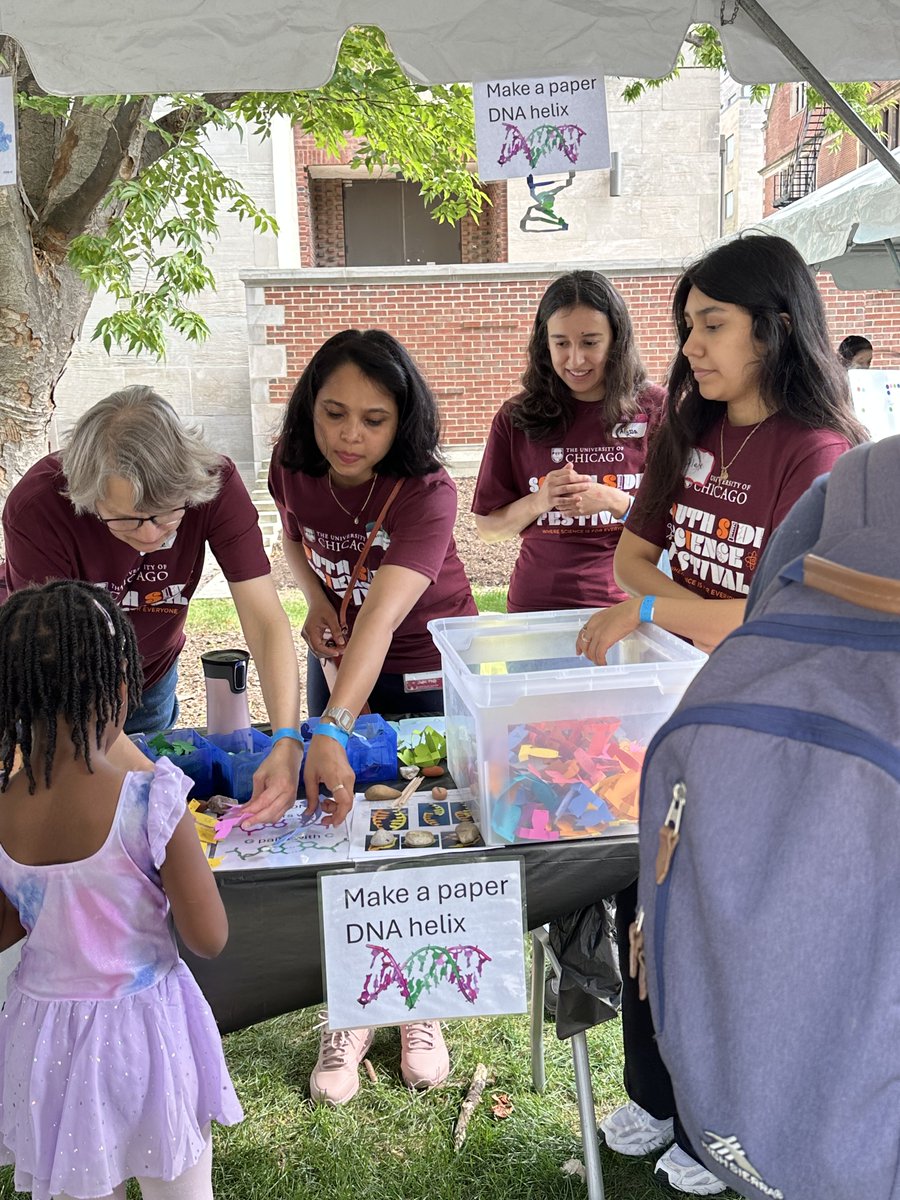 We had fun with these models at the South Side Science Festival today.  So many smart kids in Chicago!