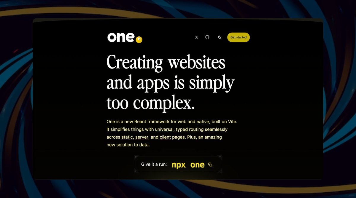 anis_RNCore's tweet image. Hey #React_Native devs,

🔥 #NotJustDev Newsletter is covering - One 👇

✅ One: The new React &amp;amp; React Native Framework

💟 Built by @natebirdman 👇
