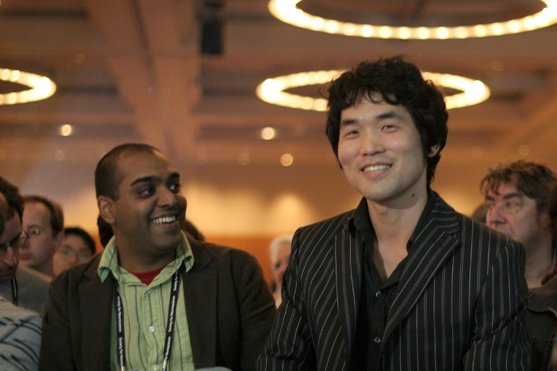 Sebastian Seung (@sebastianseung) on Twitter photo Memories. With <a href="/srinituraga/">Srini Turaga</a> at #SfN 2007, waiting to deliver my Presidential Special Lecture, "The Once and Future Science of Neural Networks." Pinstripe suit with hot pink trim by Moschino and I really needed a haircut. Memories. With <a href="/srinituraga/">Srini Turaga</a> at #SfN 2007, waiting to deliver my Presidential Special Lecture, "The Once and Future Science of Neural Networks." Pinstripe suit with hot pink trim by Moschino and I really needed a haircut.