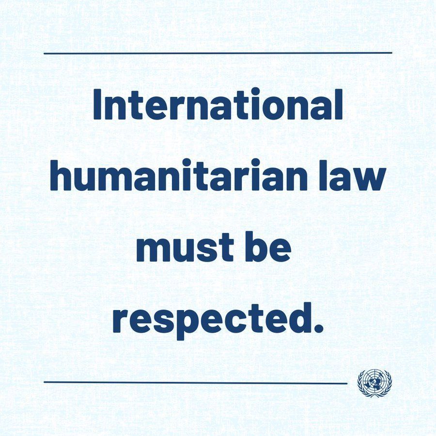 The Geneva Convention of 1949 is among the most important treaties enshrining the principle that 𝘄𝗮𝗿𝘀 𝗵𝗮𝘃𝗲 𝗹𝗶𝗺𝗶𝘁𝘀. 

Civilians are #NotATarget. 

➡️ buff.ly/3Y9CViA