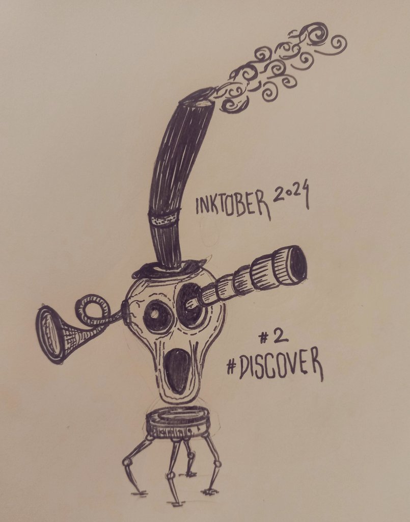 MatoVano's tweet photo. #inktober2024 #inktober_day2 https://t.co/STX2cxnvjF