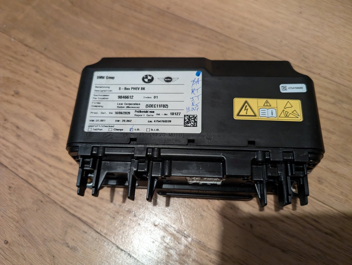 badri_nair's tweet image. Took apart a BMW x3 hybrid safety box and repurposed it with A different circuit for the electric Hayabusa. Productive evening. #evconversion .. The next step is to get the bus bars out for HV connection and water proof the PCB.