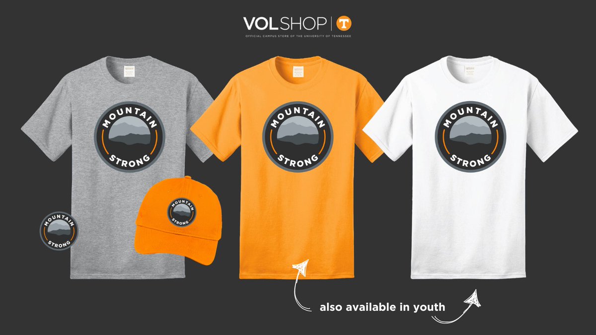 Y’all asked. We answered.  

We are proud to launch a line of Mountain Strong merchandise, where all of the proceeds will benefit organizations helping with Hurricane Relief. 

Pre-order now! utvolshop.com/mountain-stron… 🧡
