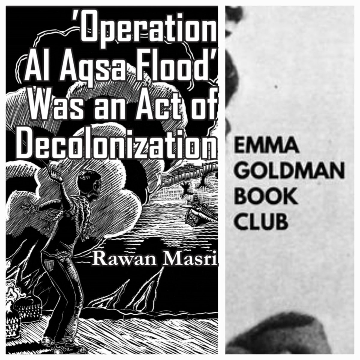 EmmaGoldmanBookClub (@emmagoldmanbctx) on Twitter photo EGBC
Oct 12
7pm
‘Operation Al Aqsa Flood’ was an Act of Decolonization
<a href="/RiverToSea48/">Rawan𓂆☭ روان</a>
Read-mondoweiss.net/2023/10/operat…
Print-trueleappress.wordpress.com/wp-content/upl…
<a href="/TrueLeapPress/">🔻anti-influencer apparatus</a>
Dallas Movement House
(@/dallasmovementhouse on IG)
5749 Gaston
Dallas, TX 75214
Park on Swiss
facebook.com/events/1224444… EGBC
Oct 12
7pm
‘Operation Al Aqsa Flood’ was an Act of Decolonization
<a href="/RiverToSea48/">Rawan𓂆☭ روان</a>
Read-mondoweiss.net/2023/10/operat…
Print-trueleappress.wordpress.com/wp-content/upl…
<a href="/TrueLeapPress/">🔻anti-influencer apparatus</a>
Dallas Movement House
(@/dallasmovementhouse on IG)
5749 Gaston
Dallas, TX 75214
Park on Swiss
facebook.com/events/1224444…
