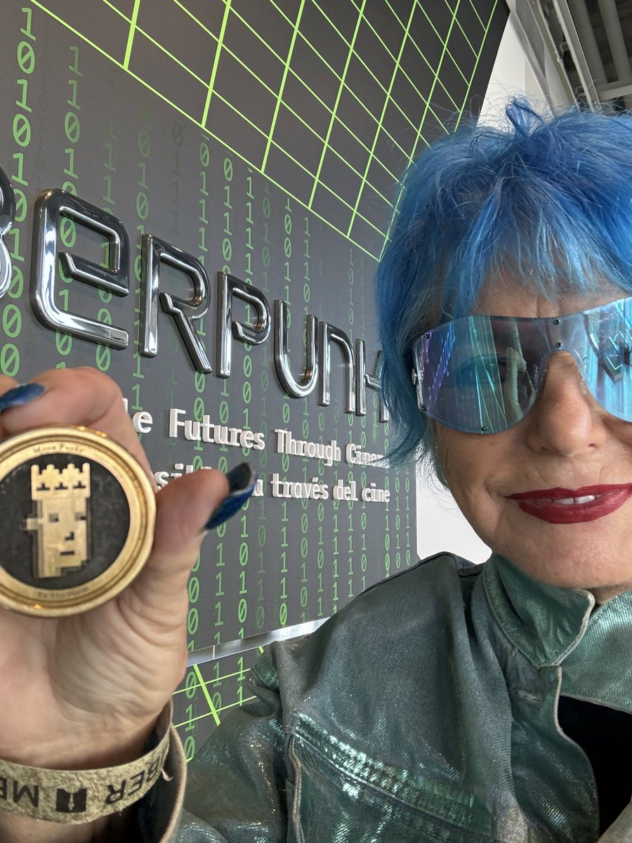 LadyRocketSpace's tweet photo. https://t.co/pbn8V2nbRY

Coming to you at 3 pm from Oscar’s Museum!Welcome to the @LadyRocketSpace #MoonPunk and #CYBERPUNK Mission!
Its about Punks being good machines in service of humanity,outside of the hands of profit masters! Its about adding to the traditional NFTs and tokens power of the mission of #goodwill and yes, my action to make #MoonPunk a permanent resident of #Goodwill on #TheMoon! Going with @CopernicSpace Mission! 
My collection intro!