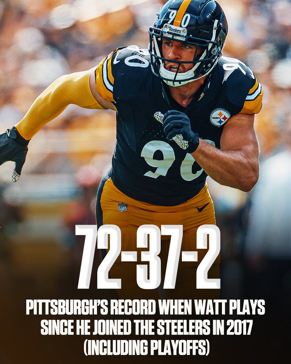 SNFonNBC's tweet photo. T. J. Watt has always been an X factor for the Steelers. 😤

#HereWeGo https://t.co/zc3aD5ET92