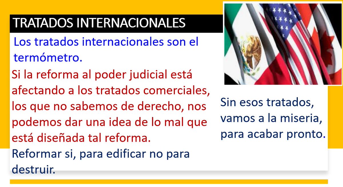 JACrespo1's tweet photo. Los tratados internacionales firmados por Mexico tienen, desde 2011, rango constitucional. Las reformas constitucionales deben ajustarse a ellos. Si no lo hacen, la Corte debe intervenir y corregir o desechar. 
Se que a los morenistas eso no les importa, pero así es. https://t.co/ANtQdphUNV
