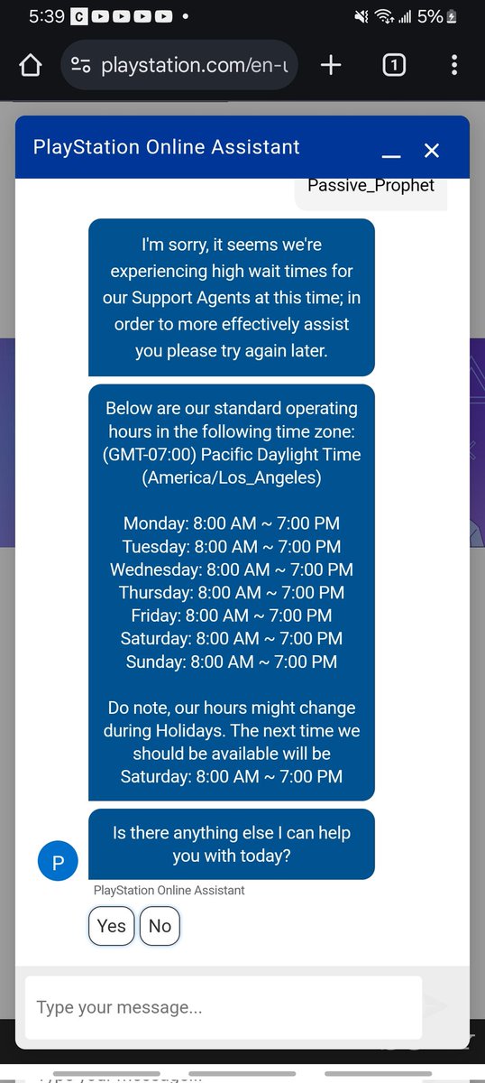 PassiveProphet's tweet image. #PSSupport make a queue or something booting me isn&apos;t the answer.