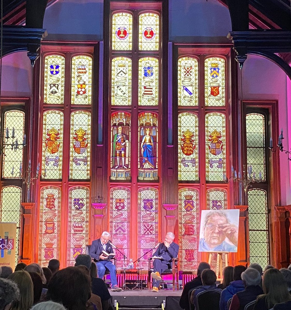 SeanSaid_'s tweet image. Different to the portrait shown at the Hume event in Bangor with Stephen Walker and Colin Davidson #AspectsFestival